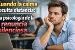 Cuando la calma oculta distancia: la psicología de la renuncia silenciosa