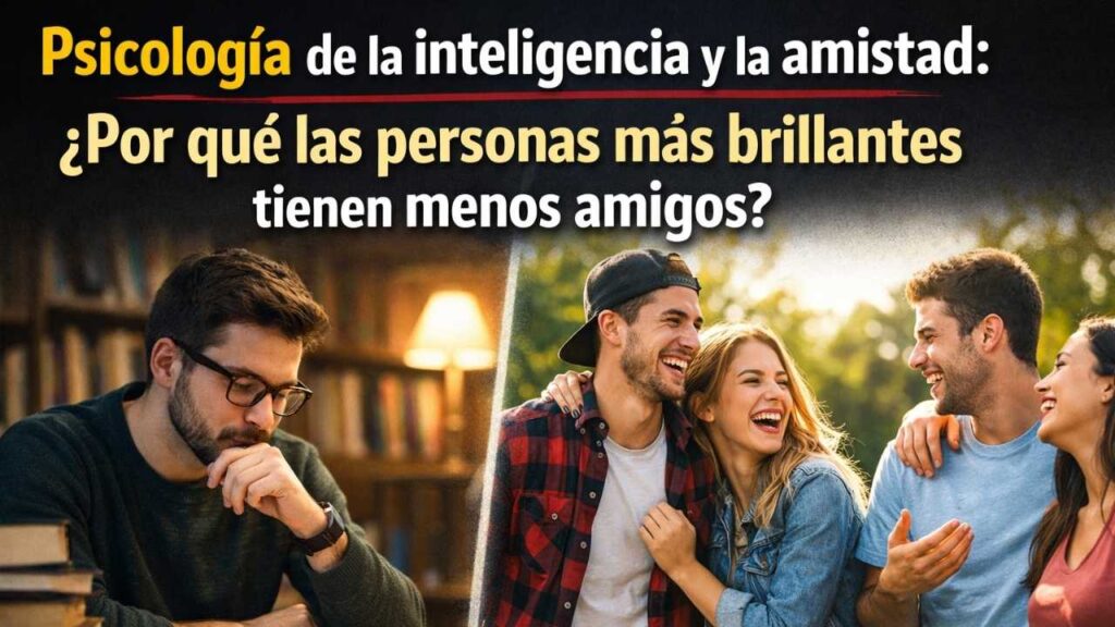 Psicología de la inteligencia y la amistad: por qué las personas más brillantes tienen menos amigos